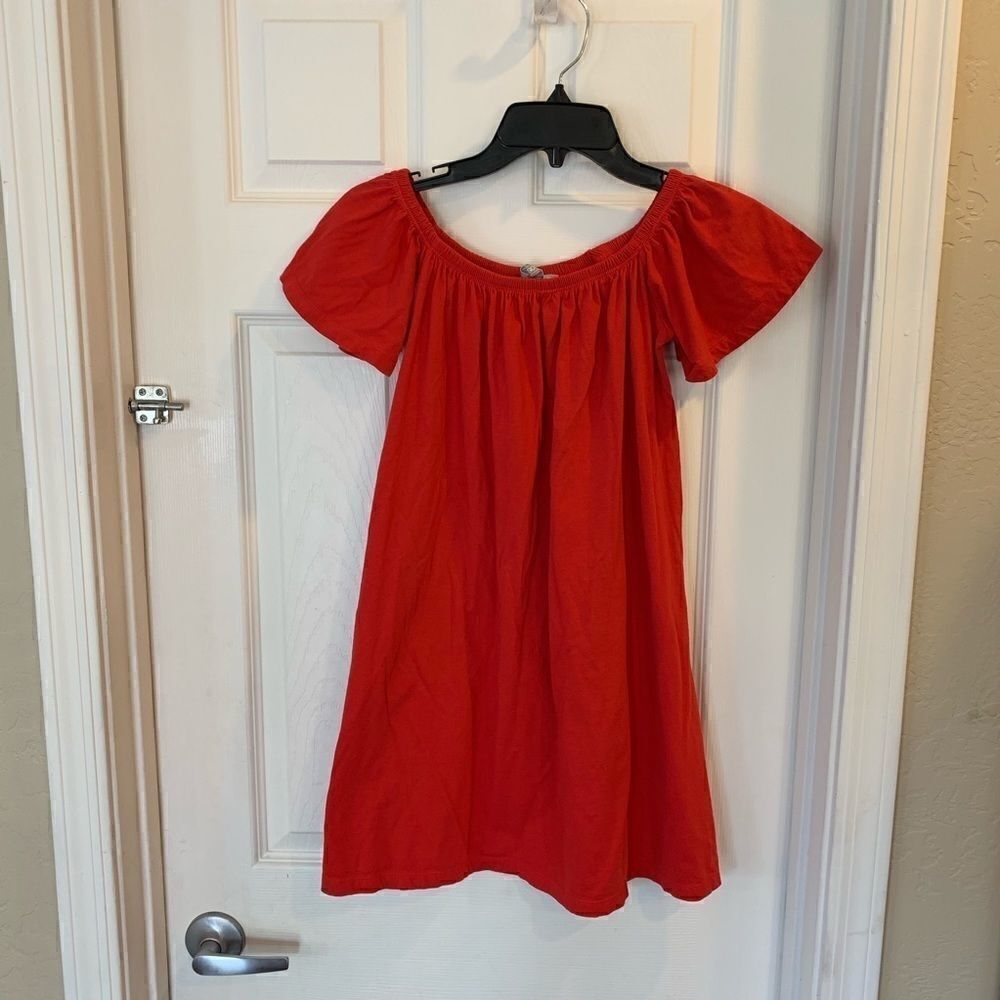 ASOS Red Off the Shoulder Top